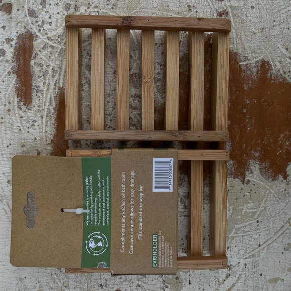 Bamboo Soap Tray - NEW, unused, sustainable + long-lasting soap! - Picture 6 of 6
